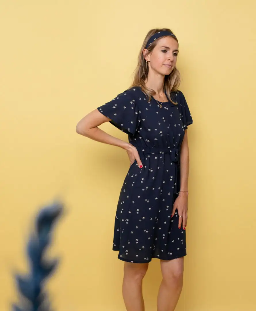 April & C Robe Courte Lenzing® Ecovero® - Cyrielle 3 April & C Robe Courte Lenzing® Ecovero® - Cyrielle