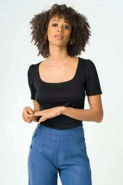 Avani T-shirt Tencel® - Hoya 9 Avani T-shirt Tencel® - Hoya -Thinking Mu Soldes t shirt col carre tencel