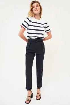 17H10 T-shirt Marinière Coton Biologique -Thinking Mu Soldes t shirt coton mariniere deauville top 17h10 286069