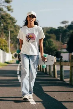 Inadea T-shirt Coton Biologique - Gabriel Summer 9 Inadea T-shirt Coton Biologique - Gabriel Summer -Thinking Mu Soldes t shirt gab blanc logo lifestyle