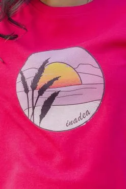 Inadea T-shirt Coton Biologique - Gabriel Summer -Thinking Mu Soldes t shirt gab fushia logo zoom b76d100f 39de 4f34 b0f3 8eb11e73093e