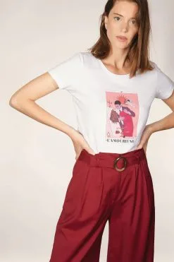 Thinking Mu Soldes 54 17H10 T-shirt Coton Biologique - L'Amoureuse