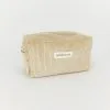 Homonoia Trousse De Toilette En Velours Upcyclée -Thinking Mu Soldes troussedetoiletteupcyclingbeige