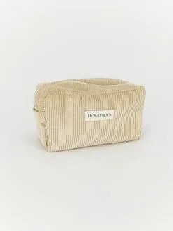 Homonoia Trousse De Toilette En Velours Upcyclée