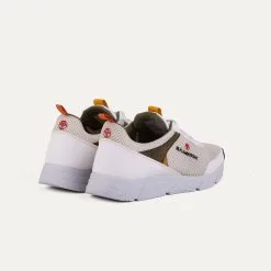 BEFLAMBOYANT Basket Matières Recyclées - Street -Thinking Mu Soldes vegan shoes beflamboyant street mango rear view