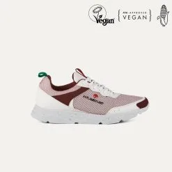 BEFLAMBOYANT Basket Matières Recyclées - Street -Thinking Mu Soldes vegan shoes beflamboyant street rose side view