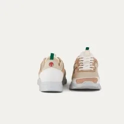 BEFLAMBOYANT Basket Matières Recyclées - Street -Thinking Mu Soldes vegan shoes beflamboyant street vainilla rear view