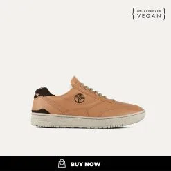 BEFLAMBOYANT Basket En Pet Recyclé - UX68 9 BEFLAMBOYANT Basket En Pet Recyclé - UX68 -Thinking Mu Soldes vegan shoes beflamboyant ux68 caramel side view