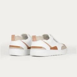 BEFLAMBOYANT Basket En Pet Recyclé - UX68 -Thinking Mu Soldes vegan shoes beflamboyant ux68 sand rear view