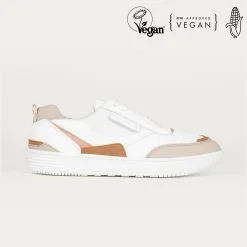 BEFLAMBOYANT Basket En Pet Recyclé - UX68 -Thinking Mu Soldes vegan shoes beflamboyant ux68 sand side view