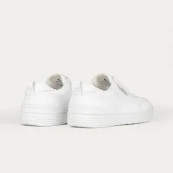 BEFLAMBOYANT Basket En Pet Recyclé - UX68 -Thinking Mu Soldes vegan shoes beflamboyant ux68 white rear view