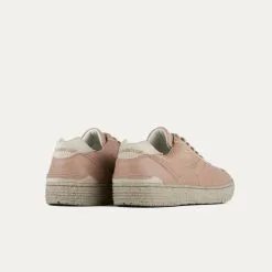 BEFLAMBOYANT Basket En Pet Recyclé - UX68 -Thinking Mu Soldes vegan sneakers almond rear