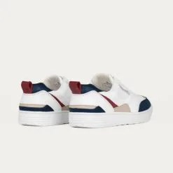 BEFLAMBOYANT Basket En Pet Recyclé - UX68 -Thinking Mu Soldes vegan sneakers navy rear