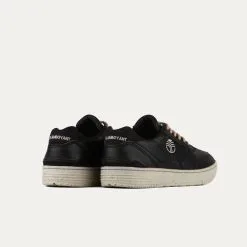 BEFLAMBOYANT Basket En Pet Recyclé - UX68 -Thinking Mu Soldes vegan sneakers noir rear