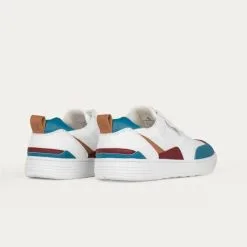 BEFLAMBOYANT Basket En Pet Recyclé - UX68 -Thinking Mu Soldes vegan sneakers ocean rear