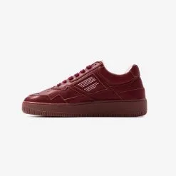 MoEa Baskets Bordeaux Cuir De Raisin - Gen1 -Thinking Mu Soldes vue cote texte