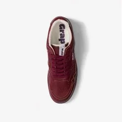 MoEa Baskets Bordeaux Cuir De Raisin - Gen1 -Thinking Mu Soldes vue de haut