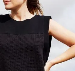 Carlotta Robe Courte Coton Upcyclé - Jenna -Thinking Mu Soldes zoom jenna1